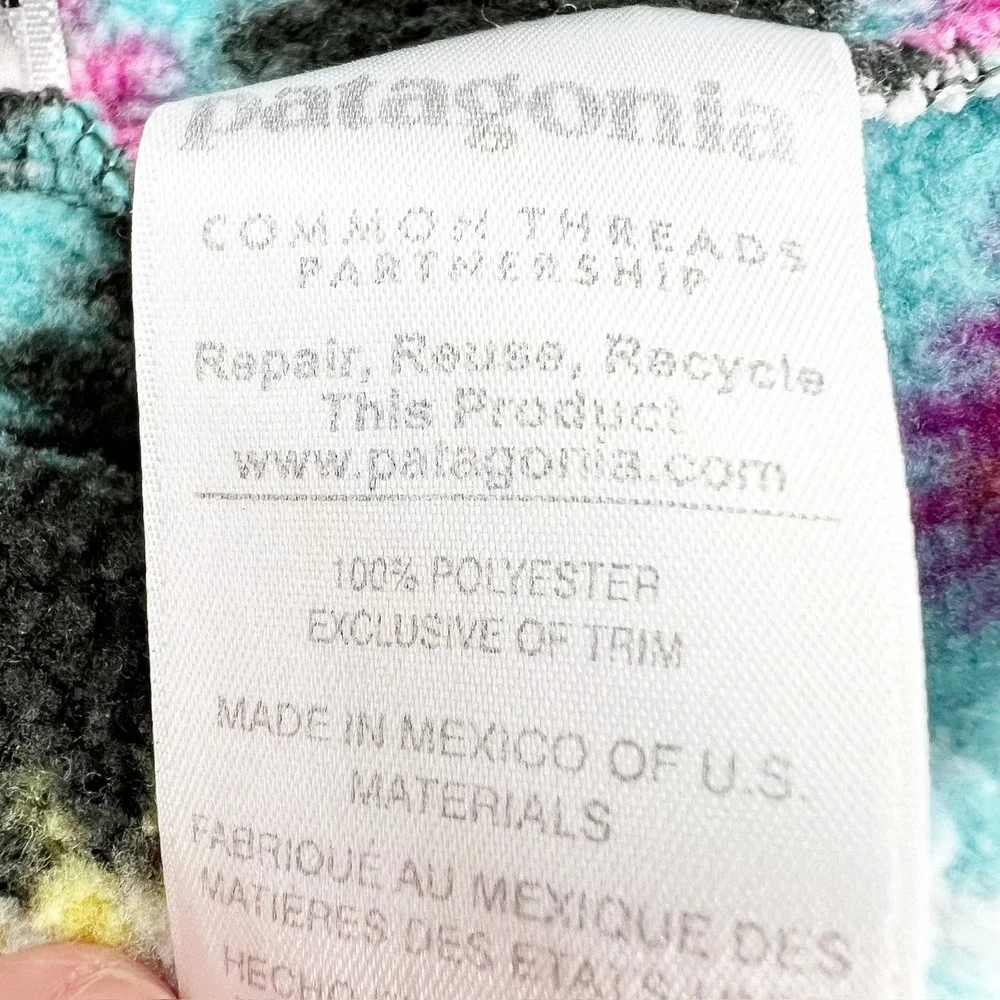 Patagonia Synchilla Snap-T Fleece Pullover XXL Geometric Southwestern 65545 FA16